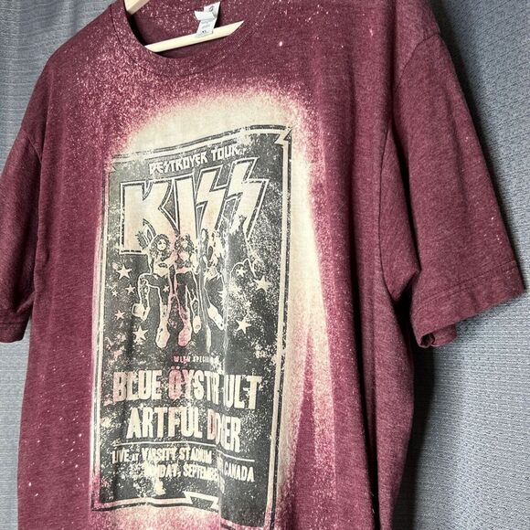 KISS Destroyer Tour Purple Men’s XL TSHIRT - Picture 5 of 8